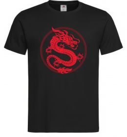 Мужская футболка Дракон в колі
