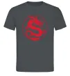 Мужская футболка Дракон в колі Графит фото