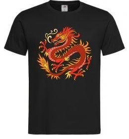 Мужская футболка Дракон полум'я