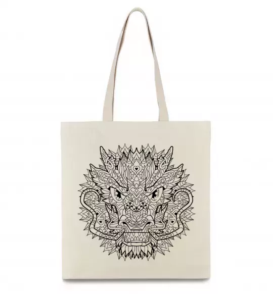 Эко-сумка Black dragon Бежевый фото