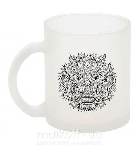 Чашка скляна Black dragon Фроузен фото
