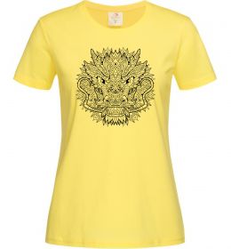 Женская футболка Black dragon