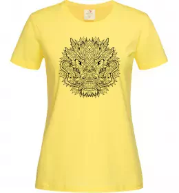 Женская футболка Dragon girl Белый фото