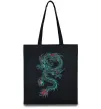 Эко-сумка Gradient dragon Черный фото