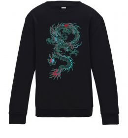 Детский Свитшот Gradient dragon Детский Свитшот Gradient dragon