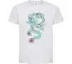 Дитяча футболка Gradient dragon Білий Дитяча футболка Gradient dragon Білий фото