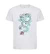 Дитяча футболка Gradient dragon Білий фото