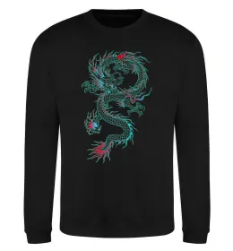 Свитшот Dragon girl Серый меланж фото