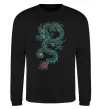 Світшот Gradient dragon Чорний фото