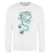 Світшот Gradient dragon Білий фото
