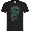 Мужская футболка Gradient dragon Черный фото