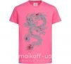 Детская футболка Gradient dragon Ярко-розовый фото