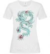 Женская футболка Gradient dragon Белый фото