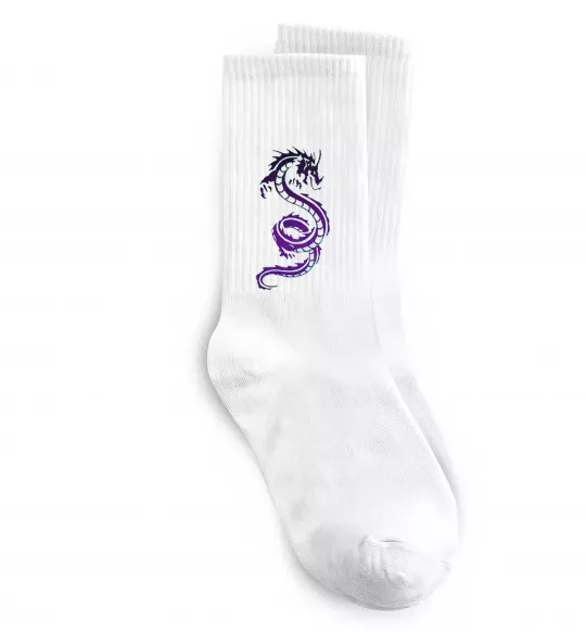 Носки Violet dragon Белый фото