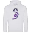 Жіноча толстовка (худі) Violet dragon Сірий меланж фото