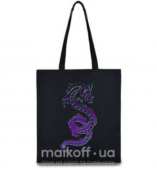 Еко-сумка Violet dragon Чорний фото