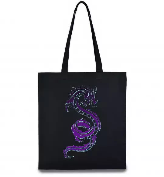 Еко-сумка Violet dragon Чорний фото