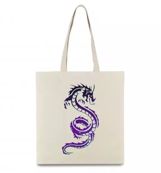 Еко-сумка Violet dragon Бежевий фото