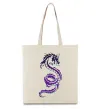 Еко-сумка Violet dragon Бежевий Еко-сумка Violet dragon Бежевий фото