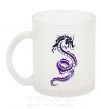 Чашка скляна Violet dragon Фроузен фото