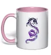 Чашка с цветной ручкой Violet dragon Нежно розовый Чашка с цветной ручкой Violet dragon Нежно розовый фото