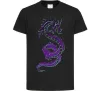 Детская футболка Violet dragon Черный фото