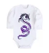 Детский боди Violet dragon Белый Детский боди Violet dragon Белый фото