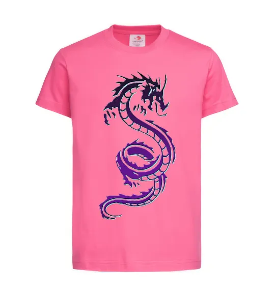 Дитяча футболка Violet dragon Яскраво-рожевий фото