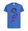 Дитяча футболка Violet dragon Яскраво-синій фото