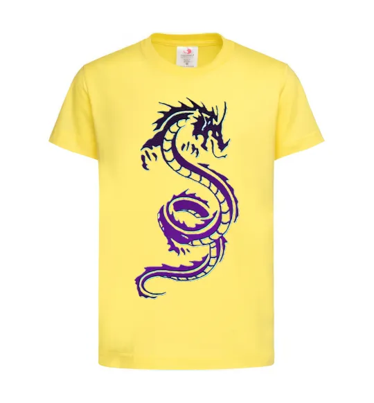 Дитяча футболка Violet dragon Лимонний фото
