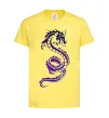 Дитяча футболка Violet dragon Лимонний фото