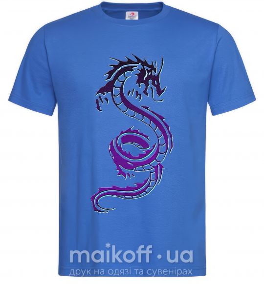 Мужская футболка Violet dragon Ярко-синий фото