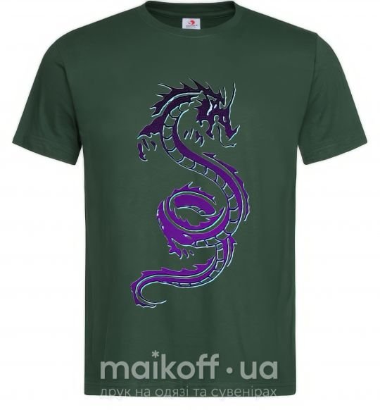 Мужская футболка Violet dragon Темно-зеленый фото