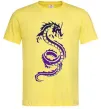 Мужская футболка Violet dragon Лимонный фото