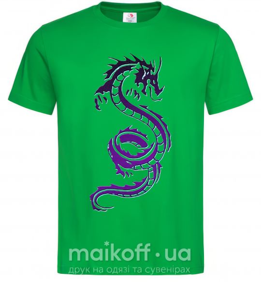Мужская футболка Violet dragon Зеленый фото
