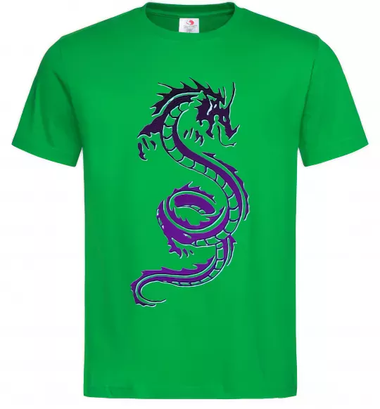 Мужская футболка Violet dragon Зеленый фото