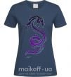 Женская футболка Violet dragon Темно-синий фото