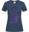 Жіноча футболка Violet dragon Темно-синій фото