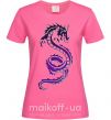 Жіноча футболка Violet dragon Яскраво-рожевий фото