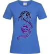 Жіноча футболка Violet dragon Яскраво-синій фото