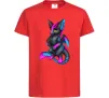 Детская футболка Dragon girl Красный фото