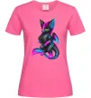 Женская футболка Dragon girl Ярко-розовый фото