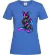 Женская футболка Dragon girl Ярко-синий фото