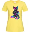 Женская футболка Dragon girl Лимонный фото