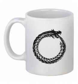 Чашка керамическая Round dragon