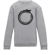 Детский Свитшот Round dragon Серый меланж фото