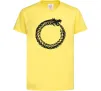 Детская футболка Round dragon Лимонный фото