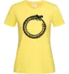 Жіноча футболка Round dragon Лимонний фото