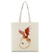 Еко-сумка Дракон в польоті Бежевий Еко-сумка Дракон в польоті Бежевий фото