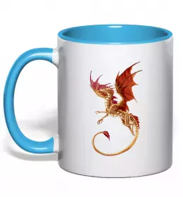 Чашка с цветной ручкой